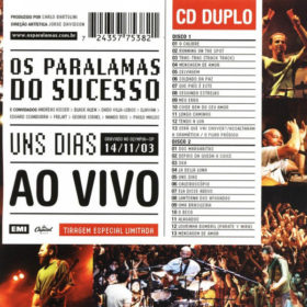 Os Paralamas do Sucesso – Uns Dias Ao Vivo (2004)